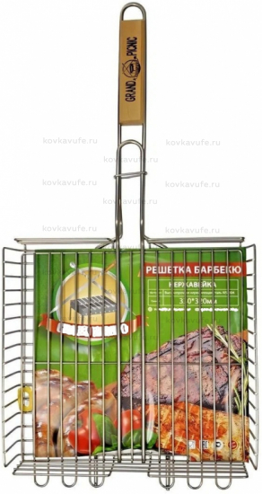 Решетка барбекю (390х350) НЕРЖ.